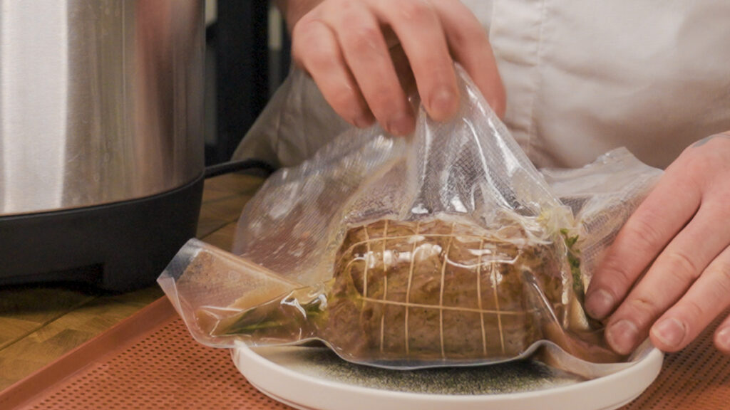 Beef Wellington sous vide